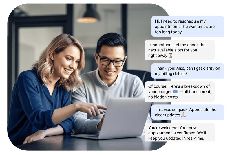 Healthcare patient experience and conversation monitoring dashboard